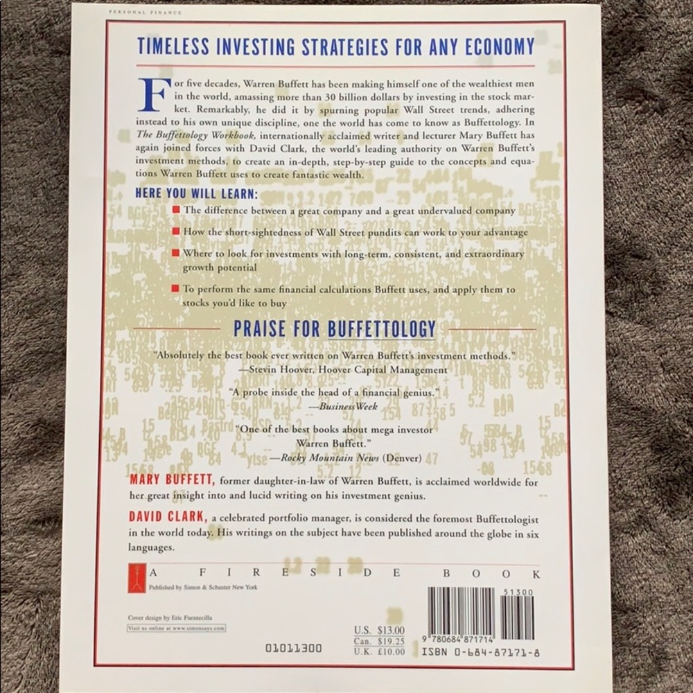 The Buffettology Workbook - Picture 2 of 2
